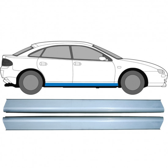 Sill repair panel for Mazda 323F 1994-1998 / Left = Right (symmetrical) / Set 10395