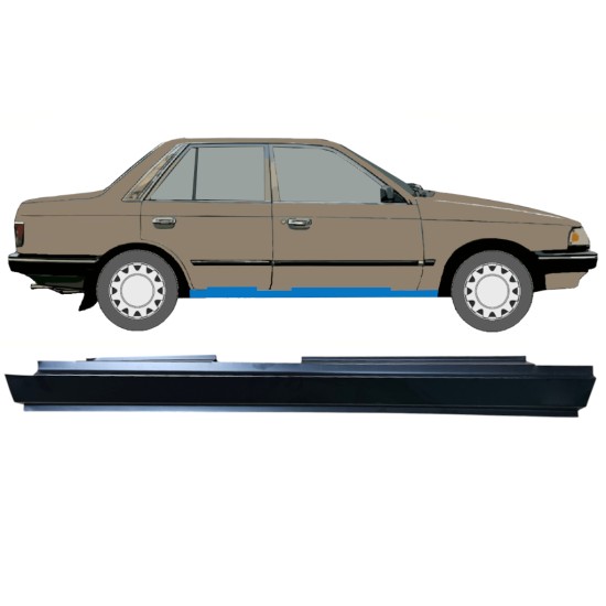 Full sill repair panel for Mazda 323 BF 1985-1989 / Right 12959