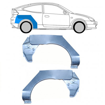 MAZDA 323 BH 1994-1998 3 DOOR COUPE REAR WHEEL ARCH / SET