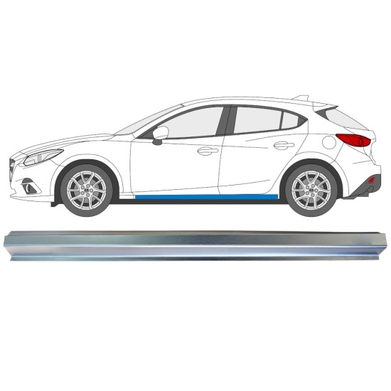 Sill repair panel for Mazda 3 2013-2019 / Left 16344