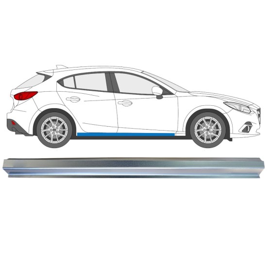 Sill repair panel
