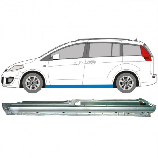 Full sill repair panel for Mazda 5 2005-2010 / Left 6689