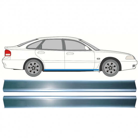 Sill repair panel for Mazda 626 1992-1997 / Left = Right (symmetrical) 10610