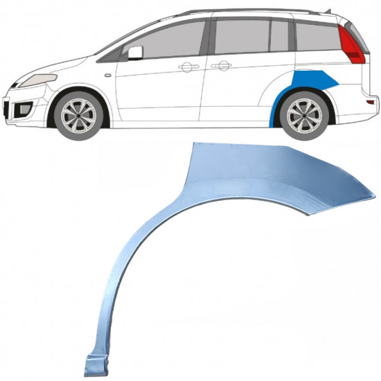 MAZDA 5 2005-2010 REAR WHEEL ARCH / LEFT