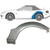 Rear wing repair panel