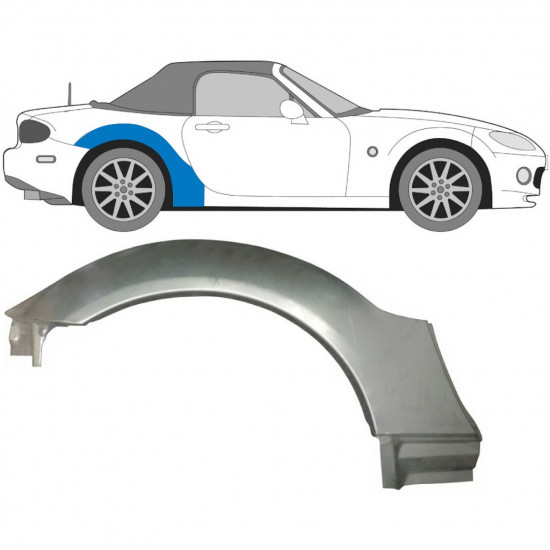  MAZDA MX-5 2005-2014 REAR WHEEL ARCH / RIGHT