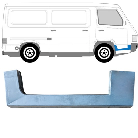 Front door sill repair panel for Mercedes MB 100 1988-1996 / Right 16857