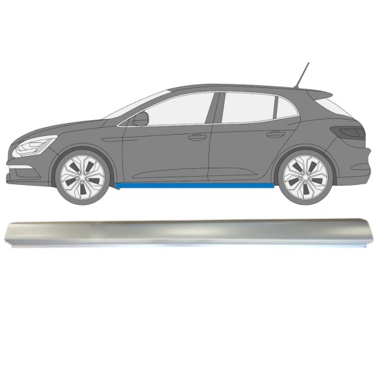 Sill repair panel for Renault Megane 2016- / Left 15008
