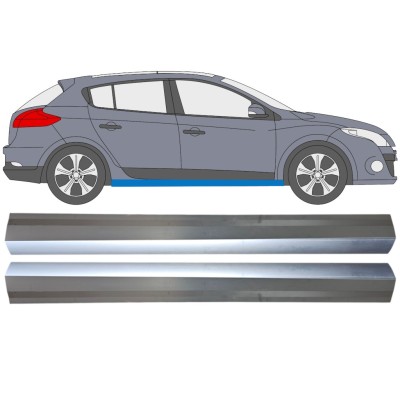 Sill repair panel for Renault Megane III 2008-2016 / Left+Right / Set 16045