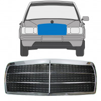 Grille for Mercedes 190 W201 1982-1993 7516