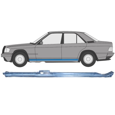 Upper sill repair panel for Mercedes 190 W201 1982-1993 / Left 15128