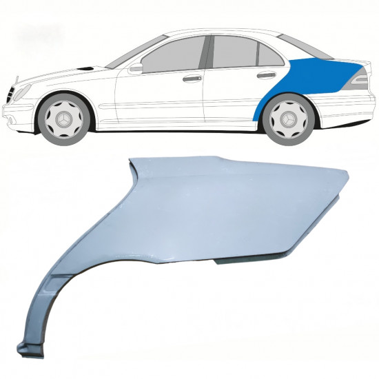 MERCEDES C-CLASS 2000-2007 REAR WING / LEFT