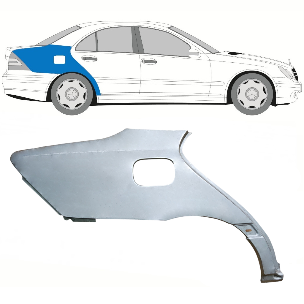 MERCEDES C-CLASS 2000-2007 REAR WING / RIGHT