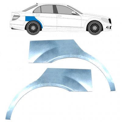 MERCEDES C-CLASS 2007-2014 REAR WHEEL ARCH / SET