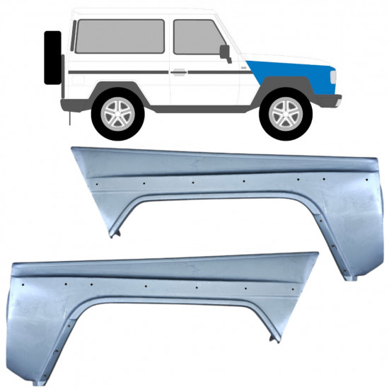 Front wing for Mercedes G-Class 1979-1992 / Left+Right / Set 9182