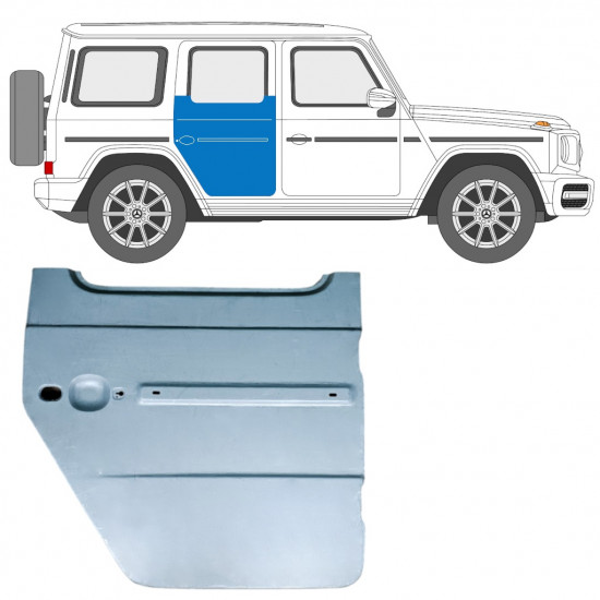 High rear door repair panel for Mercedes G-Class W464 2018-2024 / Right 12903