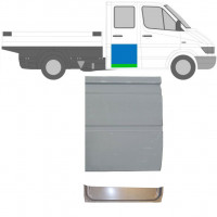 Rear door repair panel for Mercedes Sprinter 1995-2006 / Left = Right (symmetrical) / Double cab / Set 10483