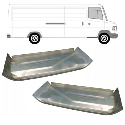 Front step repair panel for Mercedes T2 1986-1996 / Left+Right / Set 9796