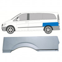 Rear wing repair panel for Mercedes Vito 2003- / SWB / Left 8284