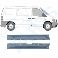 Inner front door repair panel for Mercedes Vito 1996-2003 / Left+Right / Set 10433