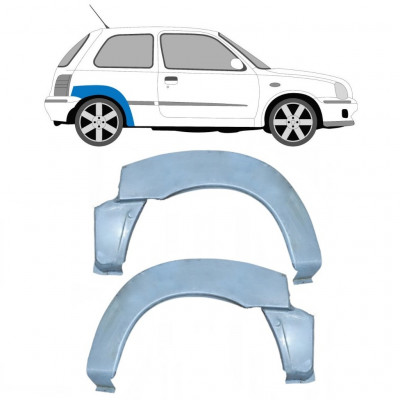 NISSAN MICRA 1992- 3 DOOR REAR WHEEL ARCH / SET