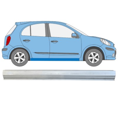 Sill repair panel for Nissan Micra K13 2010-2017 / Left = Right (symmetrical) 15214