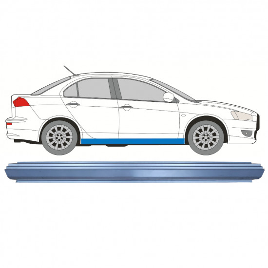 MITSUBISHI LANCER 2007- SILL REPAIR PANEL / LEFT=RIGHT