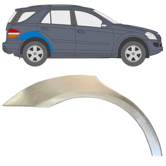 Rear wing repair panel for Mercedes-Benz M-Class ML W164 2005-2011 / Right 14929