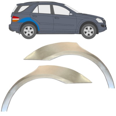Rear wing repair panel for Mercedes-Benz M-Class ML W164 2005-2011 / Left+Right / Set 14931