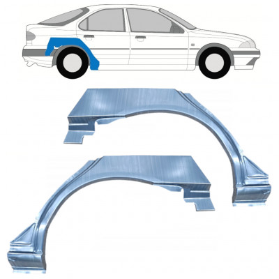 Rear wing repair panel for Ford Mondeo 1993-2000 / Left+Right / Set 9918