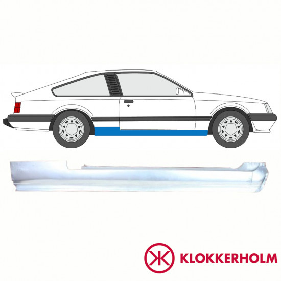 Sill repair panel for Opel Monza 1978-1986 / Right /  10866