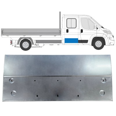 Rear door repair panel for Opel Movano 2021-2026 / Left = Right (symmetrical) 16401