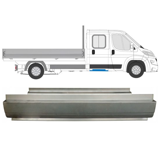Rear sill repair panel