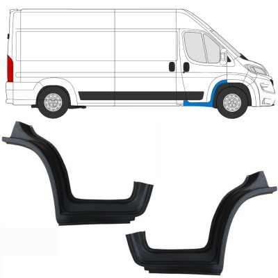 Front wing and sill repair panel for Opel Movano 2021-2026 / Left+Right 16411