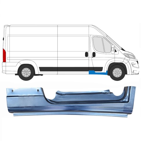 Front door sill repair panel