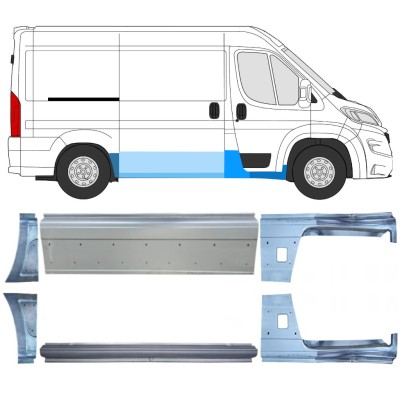 Repair panel set for Opel Movano 2021-2026 / Left+Right 16535
