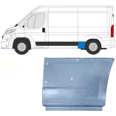 Rear wing repair panel for Opel Movano 2021-2026 / Left 16510