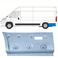 Rear wing repair panel for Opel Movano 2021-2026 / Left 16494