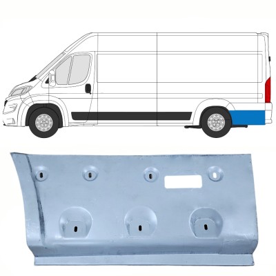 Rear wing repair panel for Opel Movano 2021-2026 / Left 16494