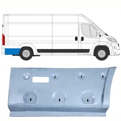 Rear wing repair panel for Opel Movano 2021-2026 / Right 16487