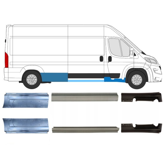 Repair panel set for Opel Movano 2021-2026 / Left+Right 16464