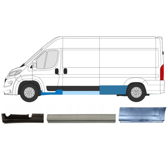 Repair panel set for Opel Movano 2021-2026 / Left 16538