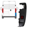Rear bumper corner 270 degrees