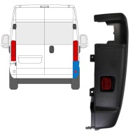 Rear bumper corner 270 degrees for Opel Movano 2021-2026 / Right 15795