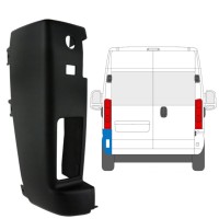 Rear bumper corner 180 degrees for Opel Movano 2021-2026 / Left 15802