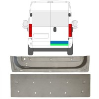 Rear door repair panel for Opel Movano 2021-2026 / Right / Set 16517