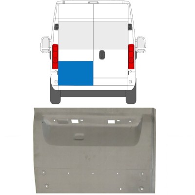 Rear door repair panel for Opel Movano 2021-2026 / Left 16503