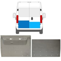 Rear door repair panel for Opel Movano 2021-2023 / Left+Right / Set 16727