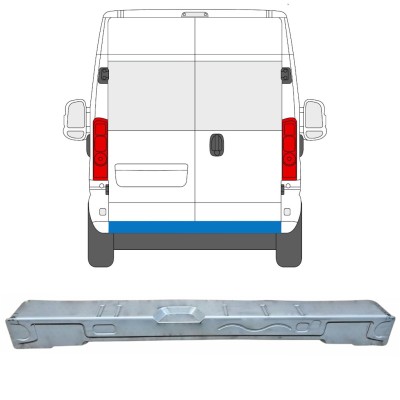 Rear cross member repair panel for Opel Movano 2021-2026 16872