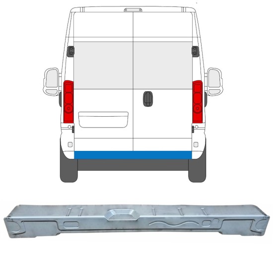 Rear cross member repair panel for Opel Movano 2021-2026 16872